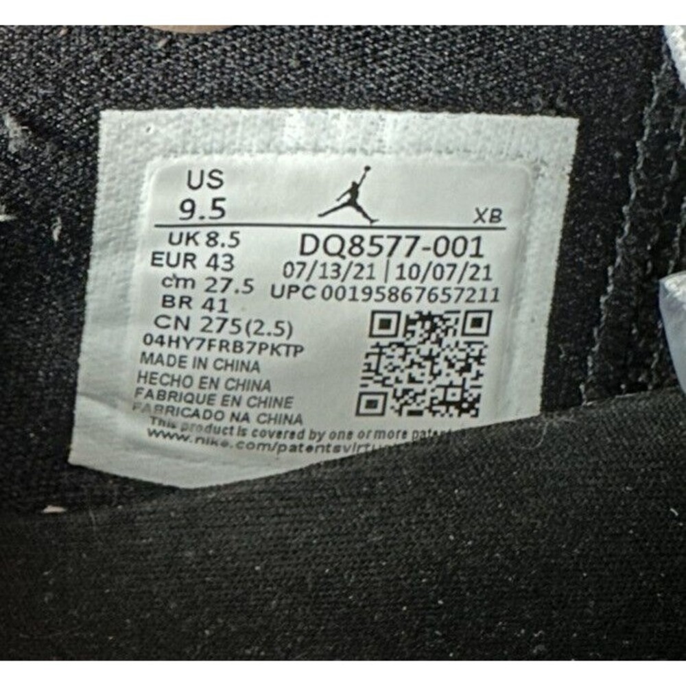 Nike Air Jordan 1 Centre Court Black Hibiscus Pink Sneakers DQ8577-001‎ Size 9.5 - Picture 8 of 12